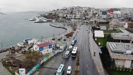 Koronavirüs | İstanbul'un boş kalan tarihi yerleri, caddeleri, sokakları havadan görüntülendi