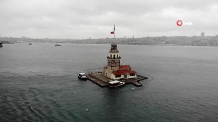 İstanbul'da korona virüs sessizliği havadan görüntülendi