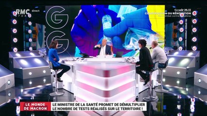Le monde de Macron: Le ministre de la Santé promet de démultiplier le nombre de tests réalisés sur le territoire - 25/03
