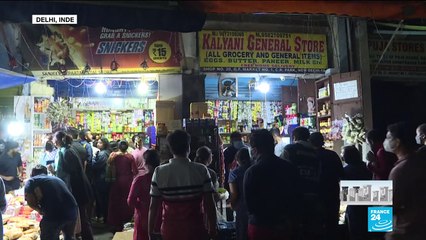 Coronavirus - Covid-19 : Ruée dans les magasins en Inde avant le début d'un confinement de 3 semaines
