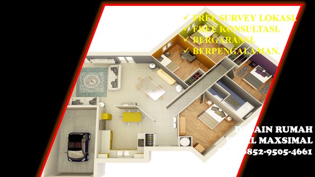 PROFESIONAL..!! Jasa Desain Rumah Tangerang Selatan, Call 0852-9505-4661