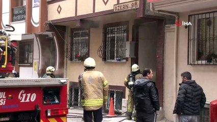 Baca yüzünden yangın çıktı, apartman sakinleri kavga etti