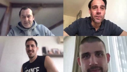 Paul Lacombe, Adrien Moerman, Christophe Denis et Ludovic Deroin évoquent le confinement