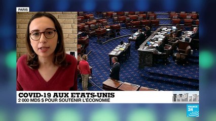 Coronavirus aux États-Unis : Un plan "historique" de 2000 milliards de dollars pour soutenir l'économie