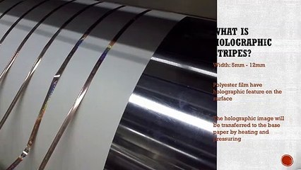 Holographic Stripes Stamping machine - www.dpl.dk