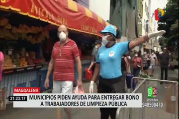 Municipios solicitan bonos para trabajadores de limpieza pública