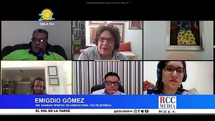 Emigdio Gomez ex dir. de sanidad vegetal habla de la quema de la paja de arroz en La Vega