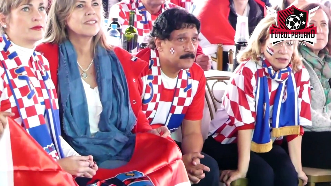 REACCIONES FRANCIA 4-2 CROACIA POR EL MUNDIAL RUSIA 2018 - HINCHAS CROATAS