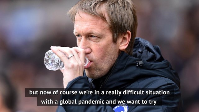 Players will do the right thing over wage deferrals - Brighton coach Potter