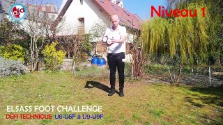 Elsass Foot Challenge #1 : le défi technique à réaliser des U6-U6F aux U9-U9F !