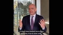 FIFA boss Infantino calls on football community to help battle coronavirus