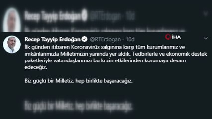 Cumhurbaşkanı Erdoğan: “Biz güçlü bir Milletiz, hep birlikte başaracağız”