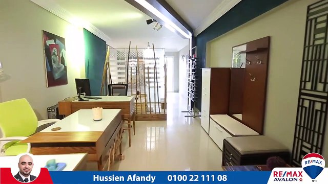 شقة مفروش إدارى للايجار 225 م سموحة (ش فوزى معاذ الرئيسي)