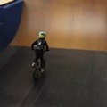 Kid Performs Tailwhip on BMX