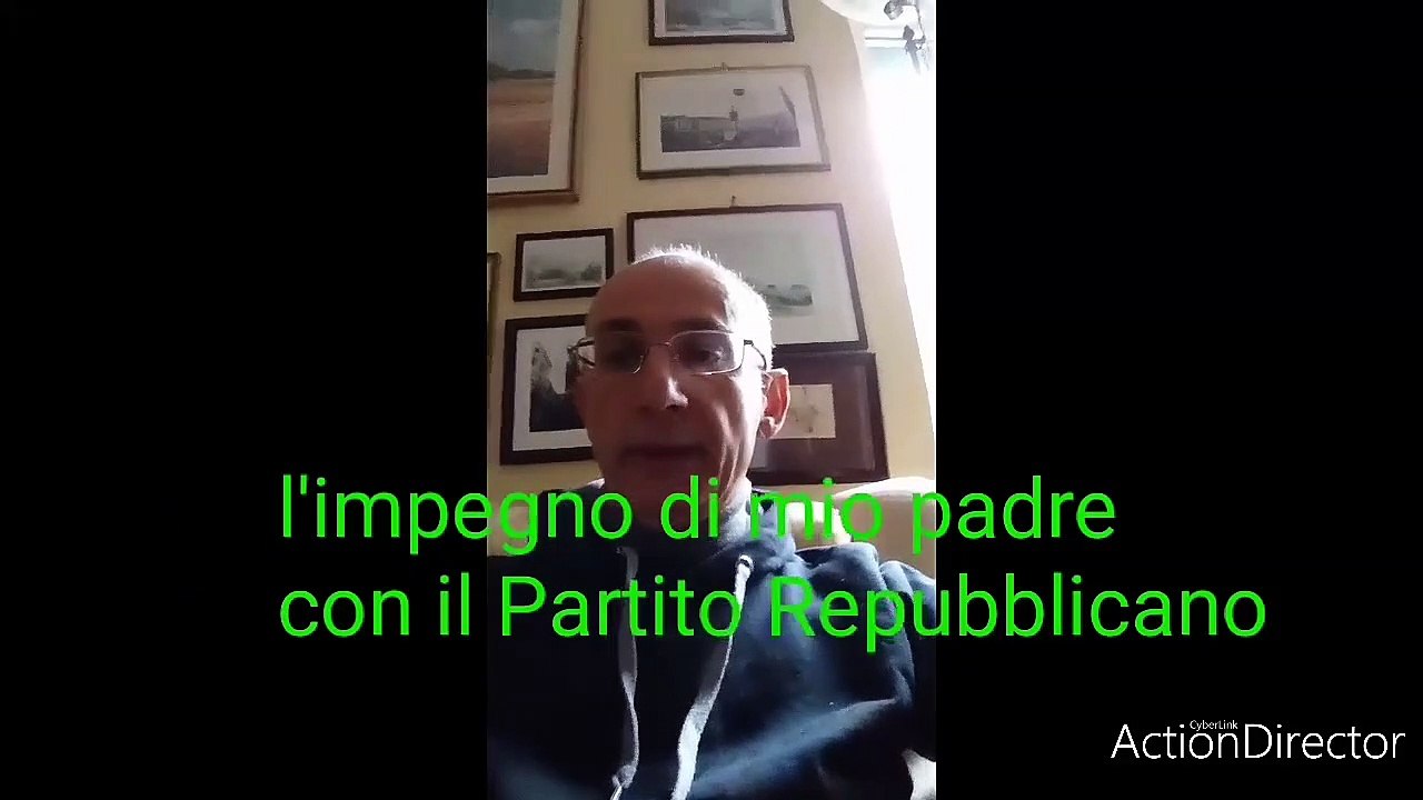 una mia riflessione sull'impegno politico di mio padre con il Partito Repubblicano Italiano