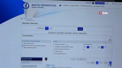 Bartın Üniversitesi'nden öğrencilerine 'Sanal Kütüphane' desteği
