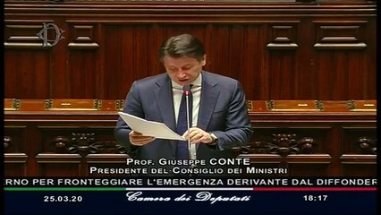 CORONAVIRUS, L' INFORMATIVA DI CONTE ALLA CAMERA