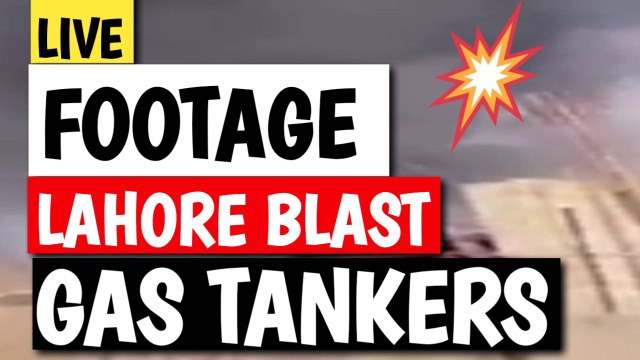 BREAKING News Gas (Oil) Tanker Caught Fire After Explodes at Lahore Shahadara Mor | Punjab | Pakistan