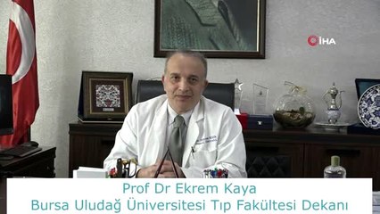 BUÜ Tıp Fakültesi ve Bursasporlu futbolculardan #EvdeKalBursa videosu