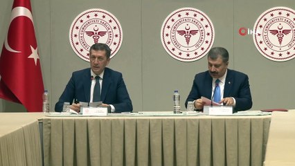 Sağlık Bakanı Koca ve Milli Eğitim Bakanı Selçuk'tan Korona Virüs Açıklamaları