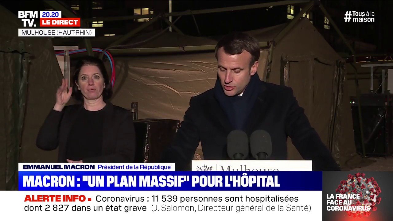 Emmanuel Macron annonce le lancement de "l'opération résilience" pour faire face à l'épidémie de coronavirus