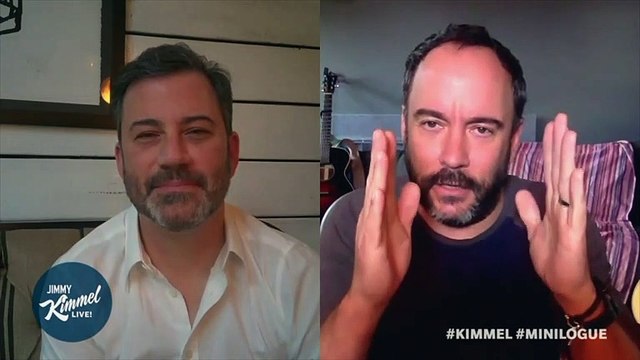 Jimmy Kimmel’s Quarantine Minilogue – Dave Matthews Talks About Being Home With His Children