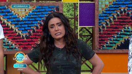 Cynthia se pone a bailar en su casa y enseña sus mejores movimientos de cadera. | Venga La Alegría