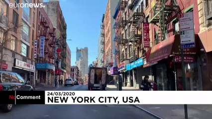 شاهد: كورونا يحرم نيويورك صخبها.. ويحولها إلى مدينة أشباح