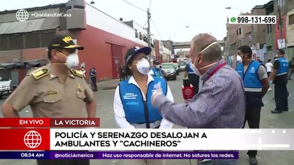 Primera Edición: Policía y serenazgos desalojan a ambulantes y cachineros