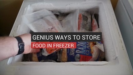 Genius Ways To  Store Food In Freezer