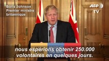 Coronavirus: les Britanniques répondent en masse à l'appel à volontaires