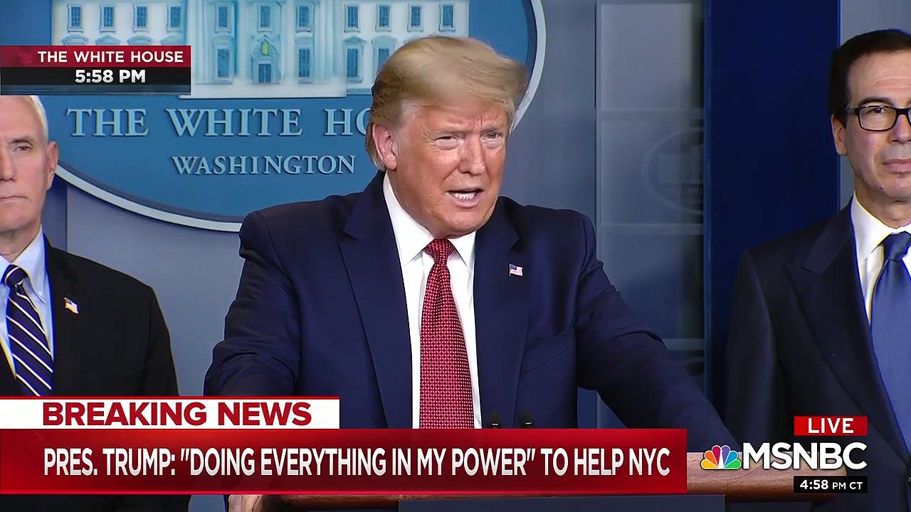 'It's hard not to be happy with the job we're doing': Trump celebrates himself during coronavirus briefing