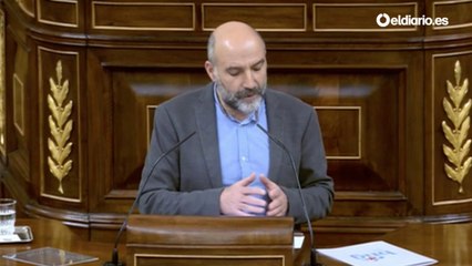 Intervención de Néstor Rego (BNG) en el Congreso de los Diputados por la crisis del coronavirus y la ampliación del Estado de Alarma
