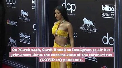 Cardi B is calling out celebrities for spreading confusion about coronavirus—here's why