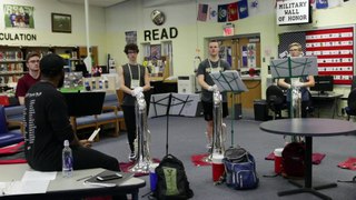 The Cadets Tubas Warm Up @ March Camp