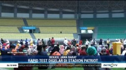 Pemkot Bekasi Gelar Rapid Test Covid-19 Bagi Petugas Medis di Stadion Patriot