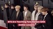 BTS Shares Korean Language