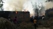 बाराबंकी: अज्ञात कारणों से दो मजदूरों के घरों में लगी आग