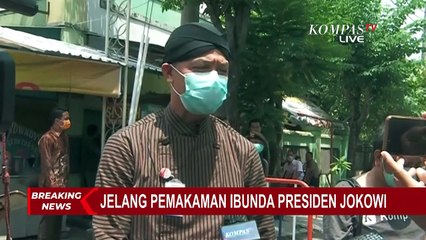Ucapan Bela Sungkawa Ganjar Untuk Ibunda Jokowi