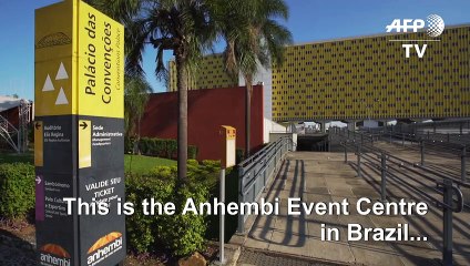 Coronavirus: Brazil builds makeshift hospital