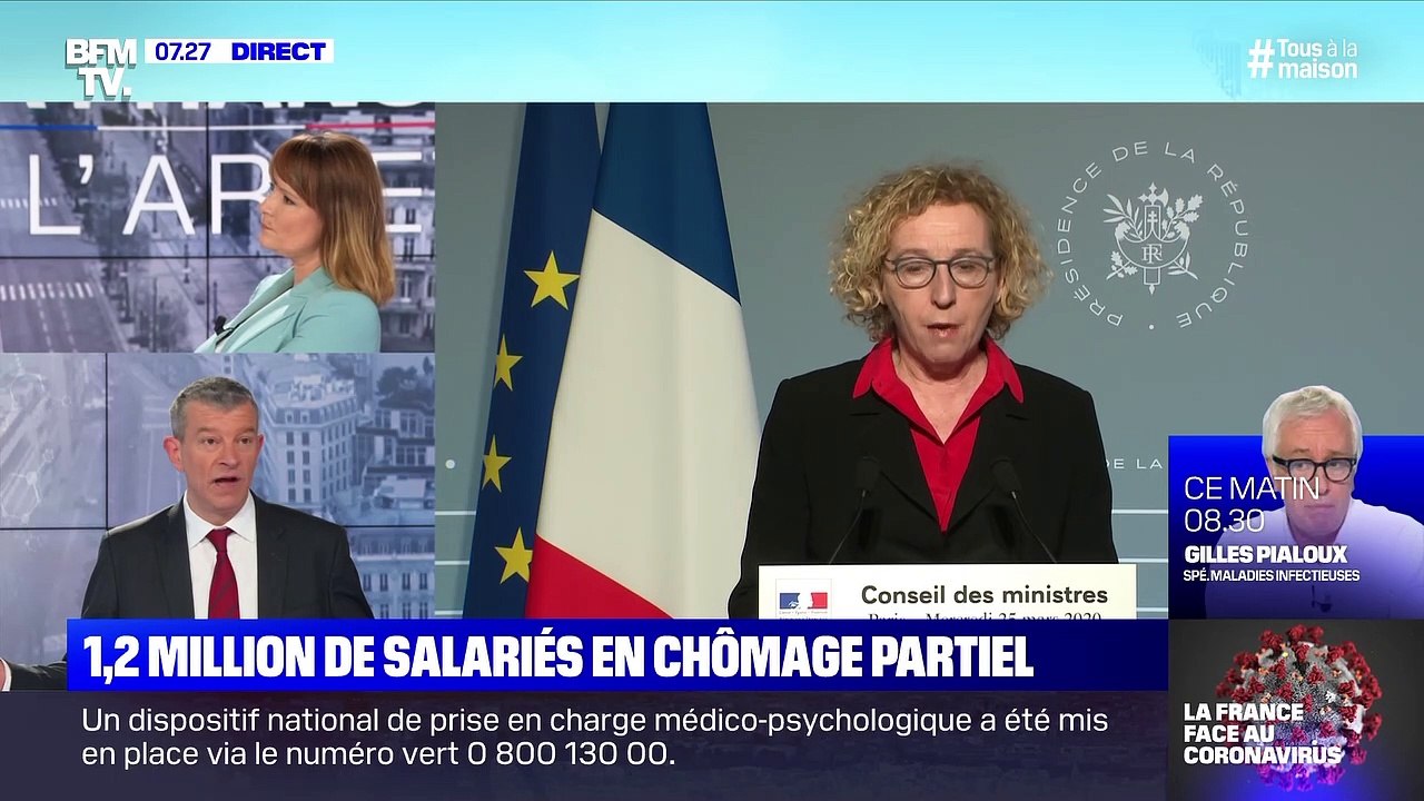 1,2 million de salariés en chômage partiel - 26/03