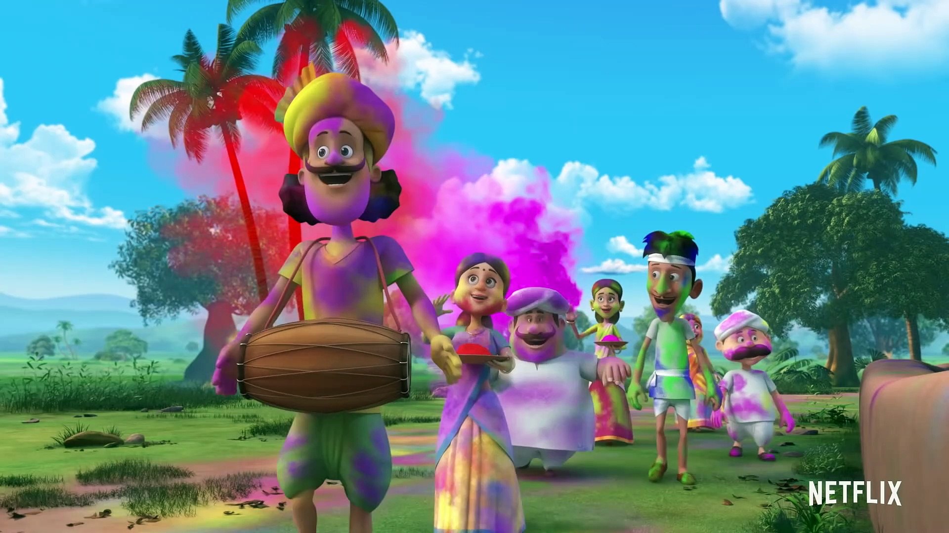 Mighty Little Bheem Festival Of Colors Holi Video Dailymotion