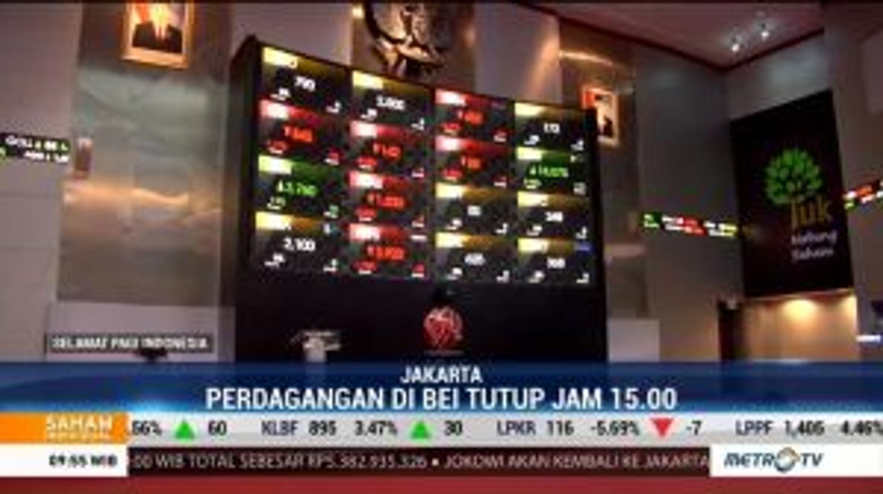 Perdagangan di BEI Dipersingkat