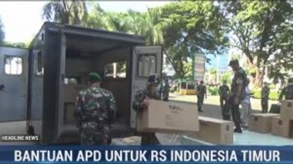 Ribuan APD Didistribusikan ke 14 RS di Indonesia Timur