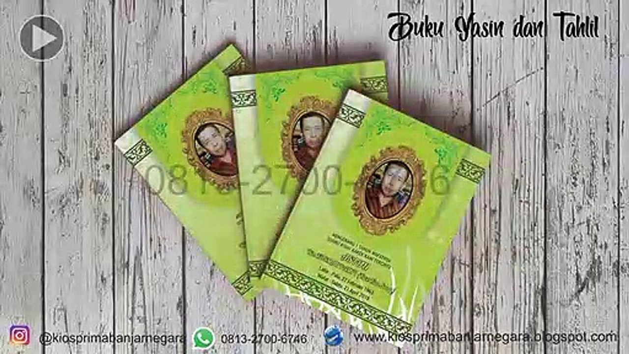 PROMO!!! +62 813-2700-6746, Tempat Cetak Buku Tahlil Bandung