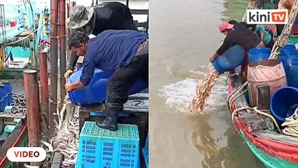 Bukan hanya sayur, nelayan juga terpaksa buang ikan