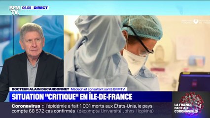 Coronavirus: l'Île-de-France est la région la plus touchée