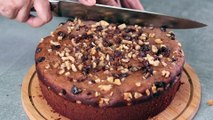 DATE CAKE RECIPE - WHOLE WHEAT WALNUT DATE CAKE - NEW YEAR SPECIAL - EGGLESS & WITHOUT OVEN.
