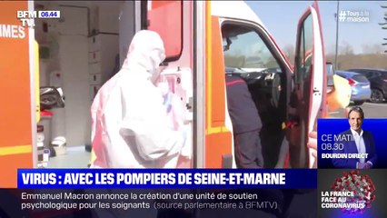 Coronavirus: les pompiers aussi sont en première ligne