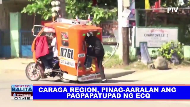CARAGA Region, pinag-aaralan ang pagpapatupad ng enhanced community quarantine